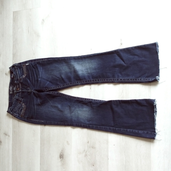 Silver Suki‎ Mid Boot Embroidered Jeans raw ham - Picture 3 of 16